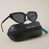 Black Oval UV Protection Sunglasses - MG4081