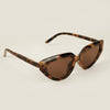 Oval Brown UV Protection Sunglasses - MG4082