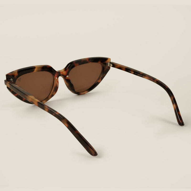 Oval Brown UV Protection Sunglasses - MG4082