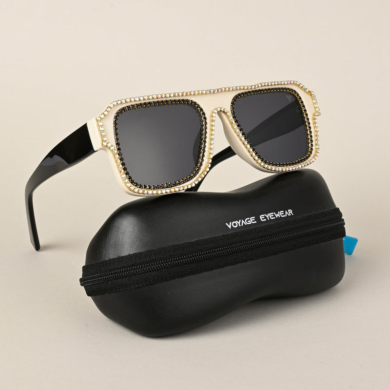 Wayfarer Black Polarized Sunglasses - PMG4356