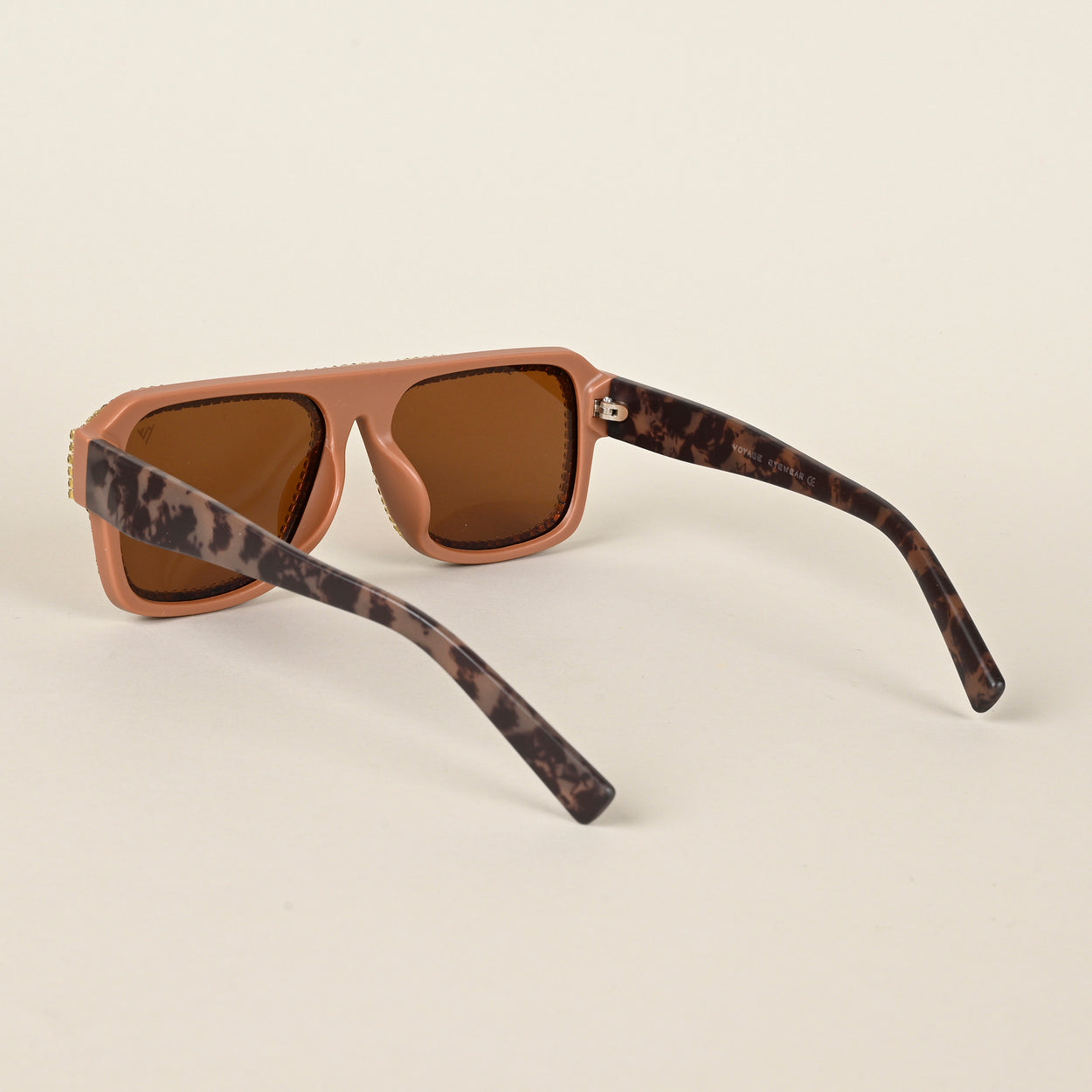 Voyage Brown Wayfarer Polarized Sunglasses for Men & Women (3996PMG4357)