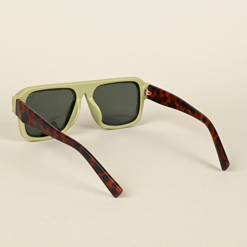 Wayfarer Green Polarized Sunglasses (3996PMG4358)