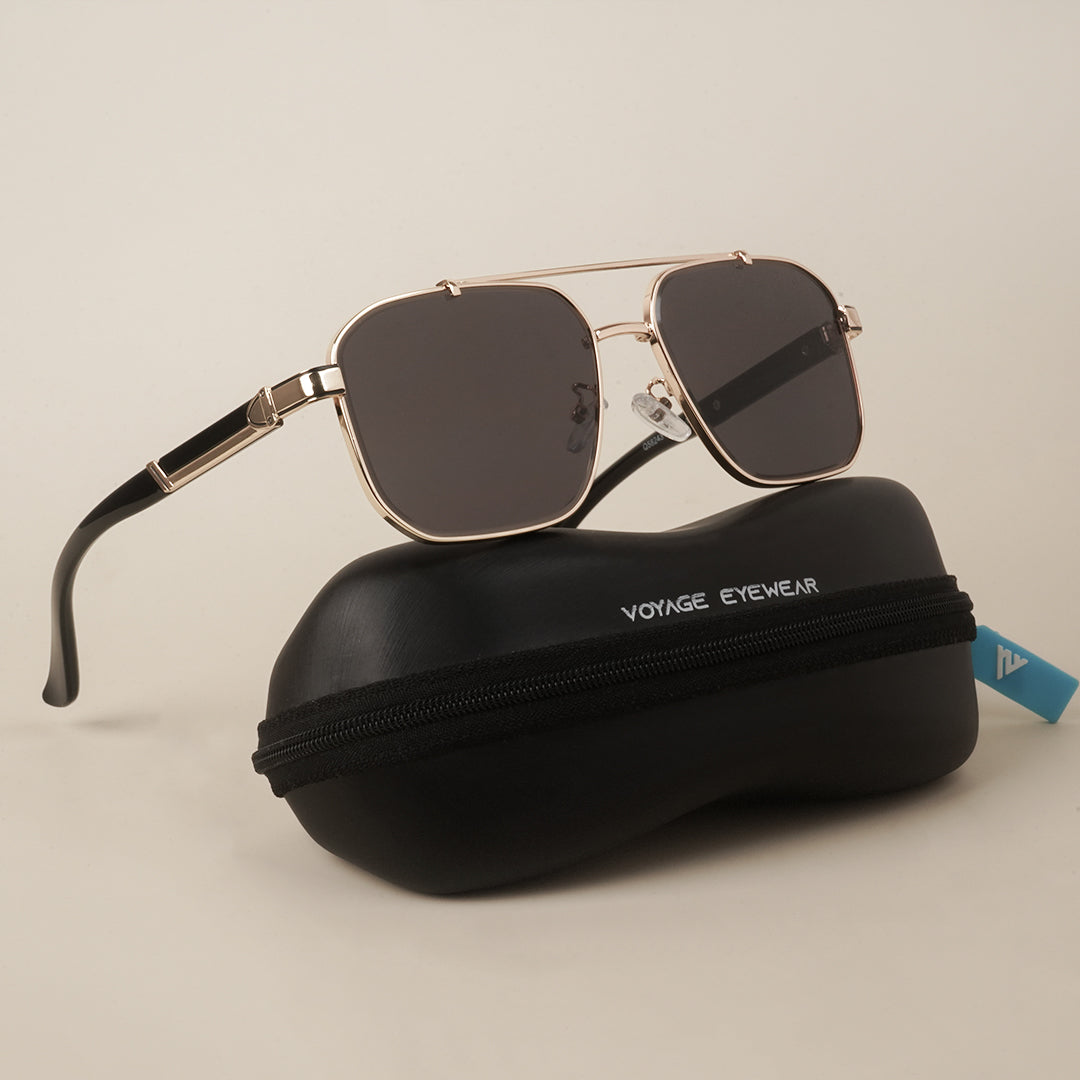Voyage Black Wayfarer Sunglasses for Men & Women - MG4163