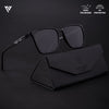 Shine Black Polarized Wayfarer Sunglasses (TR8077PMG4484)