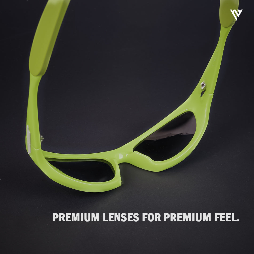 Echelon | Black Polarized Wrap Around Sunglasses - PMG4019