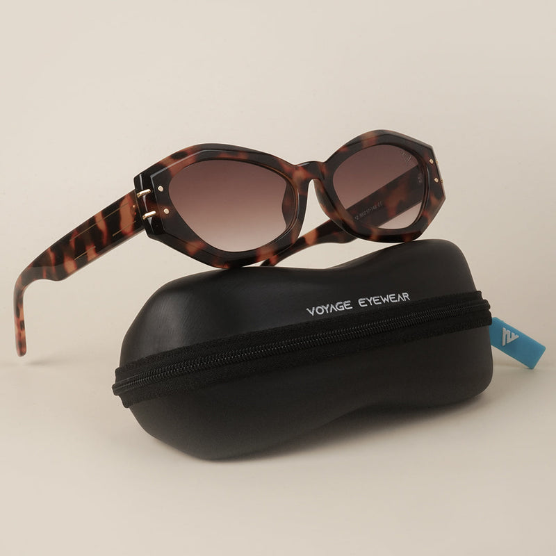 Oval Brown Sunglasses - MG4170