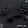Grey Matte Black Polarized Wayfarer Sunglasses (TR1001PMG4316)