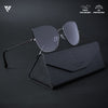 Black Polarized Cateye Sunglasses - PMG4586