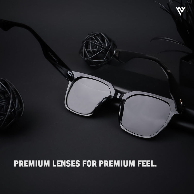 Polarized Black Wayfarer Sunglasses - PMG3721