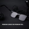 Polarized Black Wayfarer Sunglasses - PMG3722