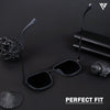 Grey & Navy Blue Polarized Wayfarer Sunglasses - PMG4315