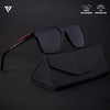Shine Black Polarized Wayfarer Sunglasses - PMG4487