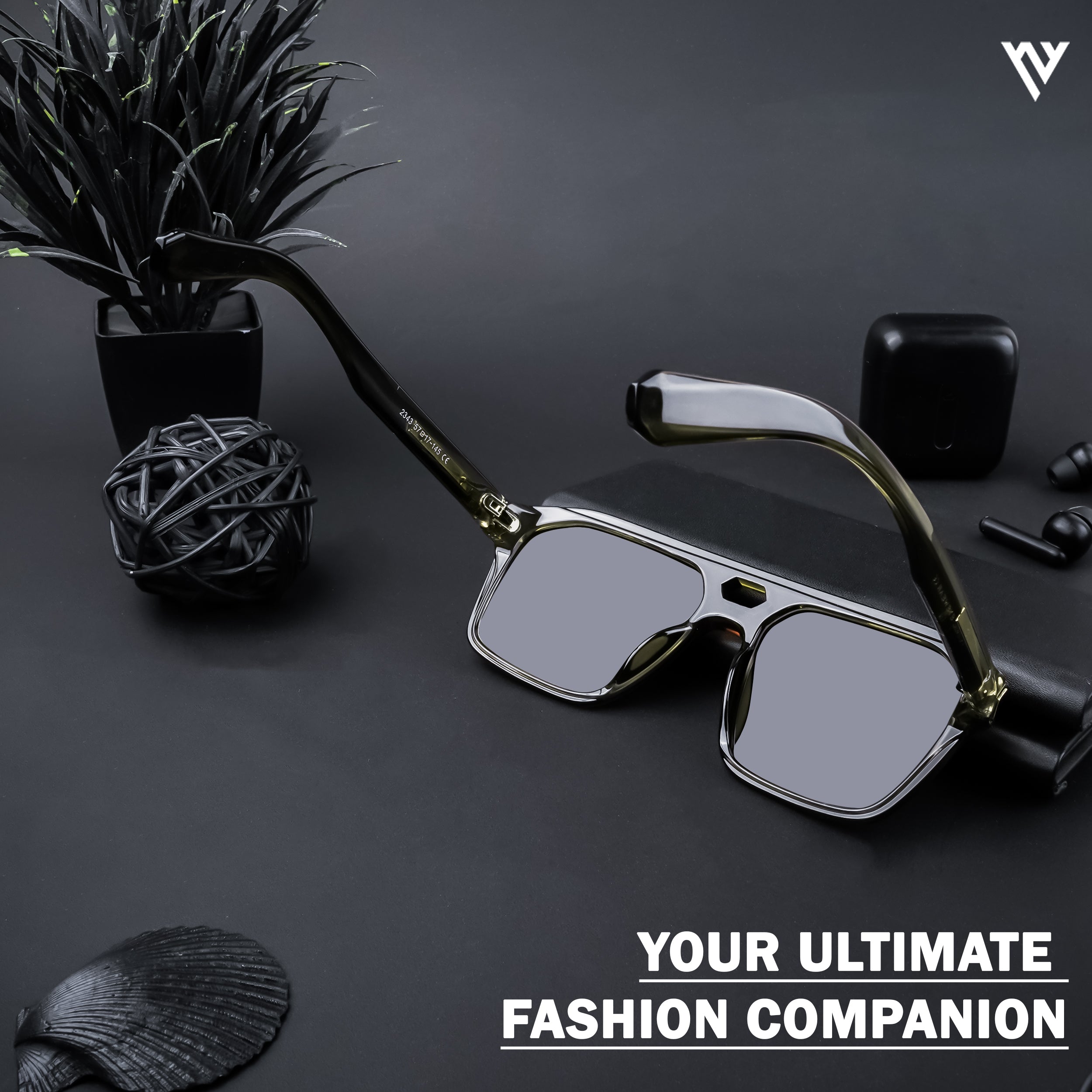 Voyage Exclusive Green Polarized Wayfarer Sunglasses for Men & Women - PMG4347