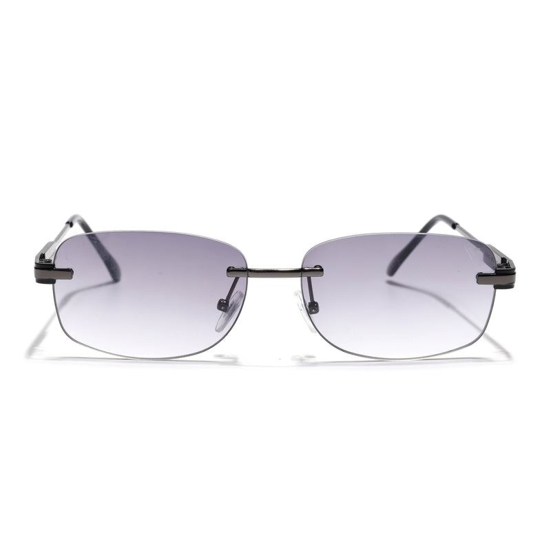 Sheer | Black & Clear Rimless | Grey Frame - MG7354