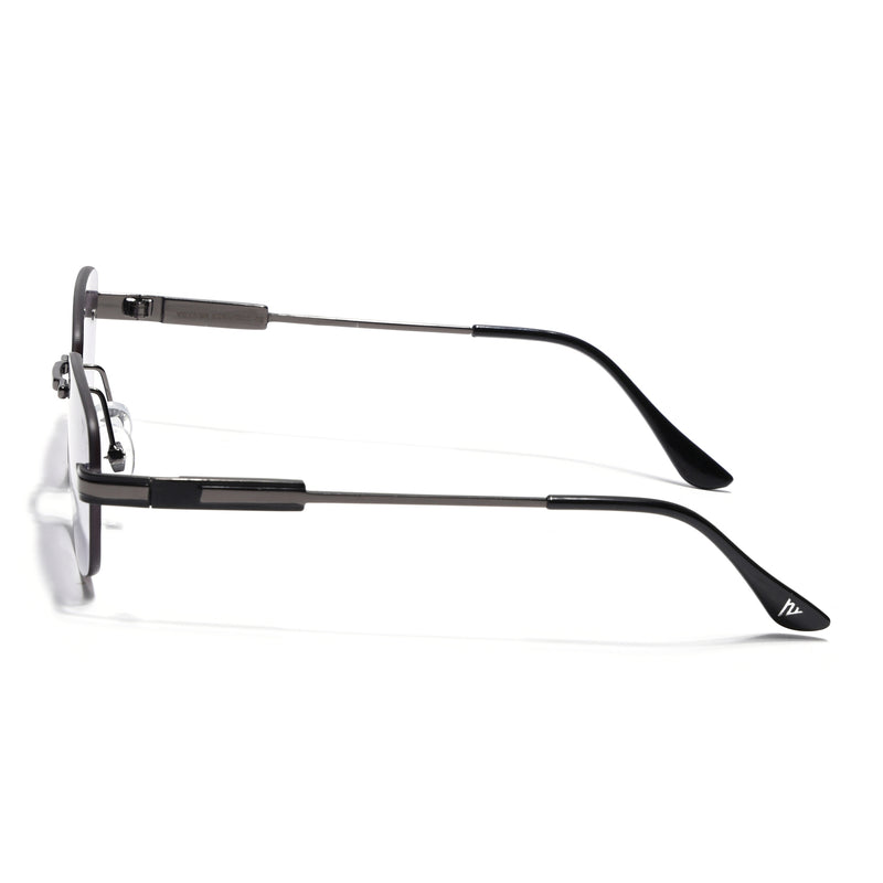 Sheer | Black & Clear Rimless | Grey Frame - MG7354