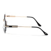 Sheer | Black Rimless Sunglasses | Golden Frame - MG7377