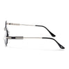 Sheer | Blue Rimless Sunglasses |Silver Frame - MG7378