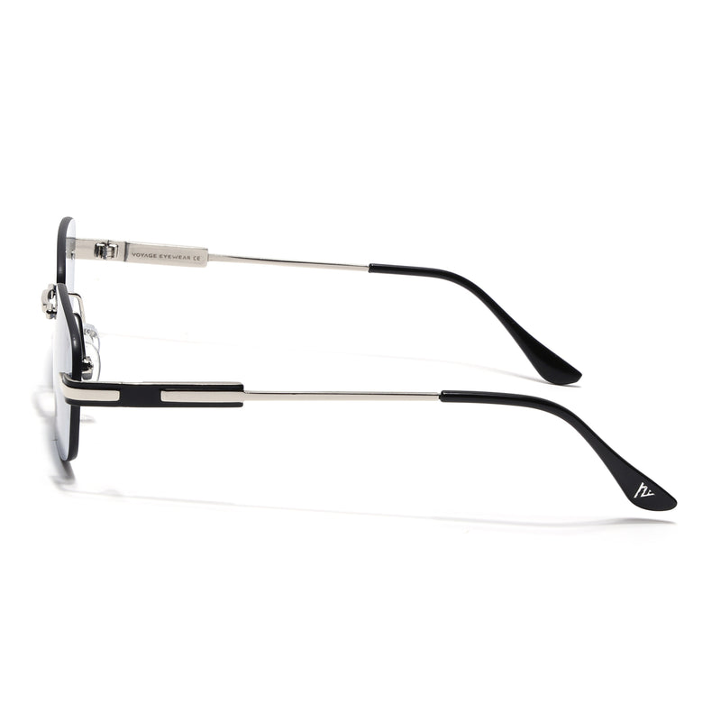 Sheer | Blue Rimless Sunglasses |Silver Frame - MG7378