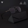 Black Polarized Wayfarer Sunglasses - PMG4208