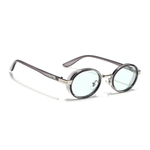 Vuro | Clear Blue Ovel Sunglasses | MG7351