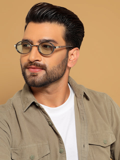 Vuro | Clear Blue Ovel Sunglasses | MG7351