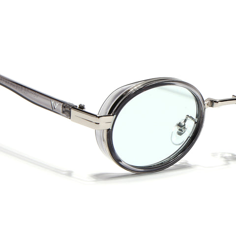 Vuro | Clear Blue Ovel Sunglasses | MG7351