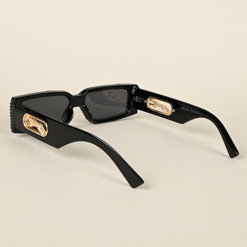 Black Rectangle Sunglasses - MG4362