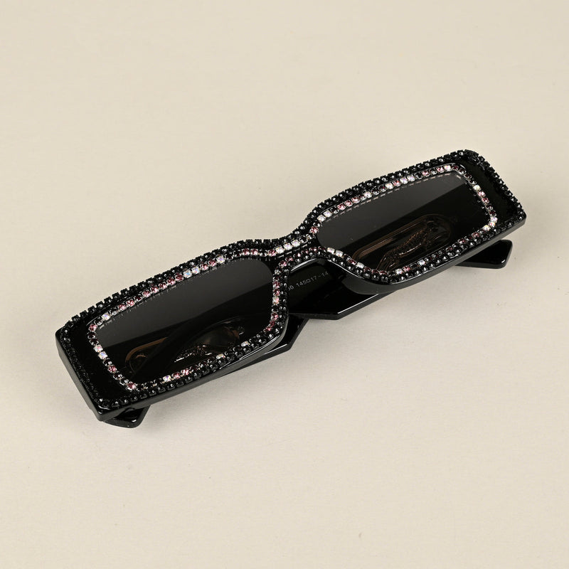 Black Rectangle Sunglasses - MG4362
