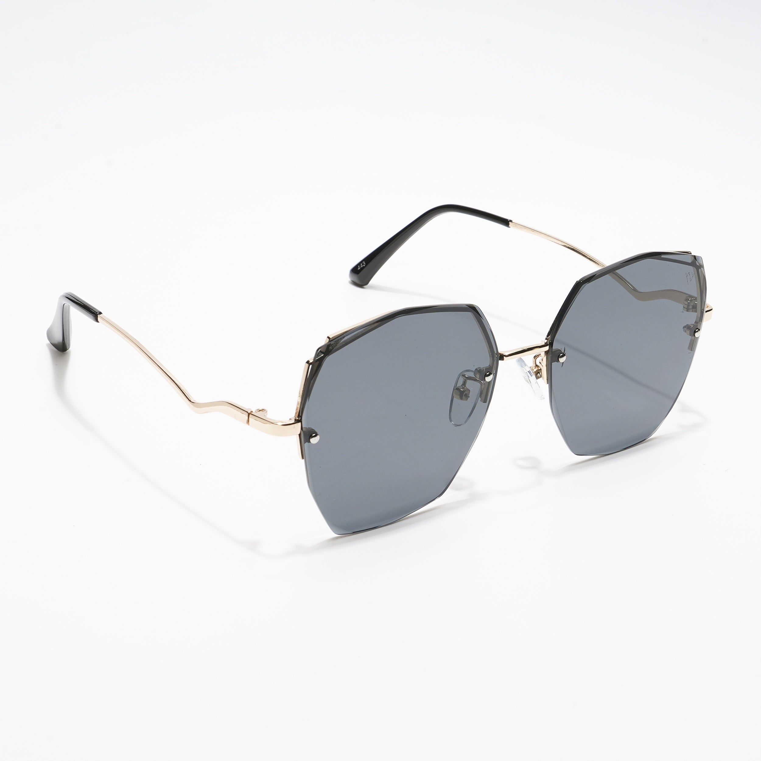 Black Geometric Sunglasses MG4334