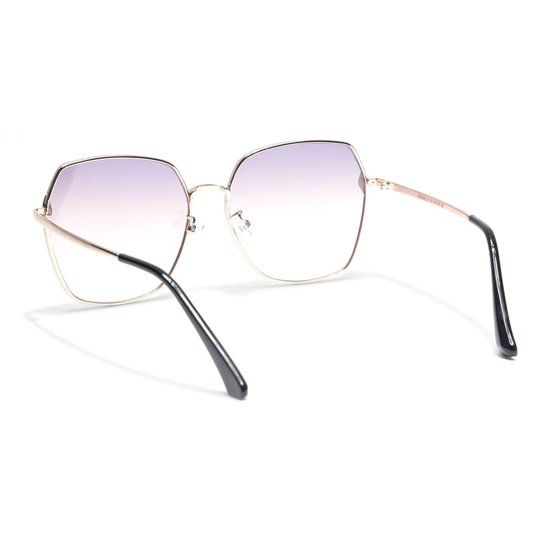 Grey & Pink Oversize Sunglasses (444MG4328)