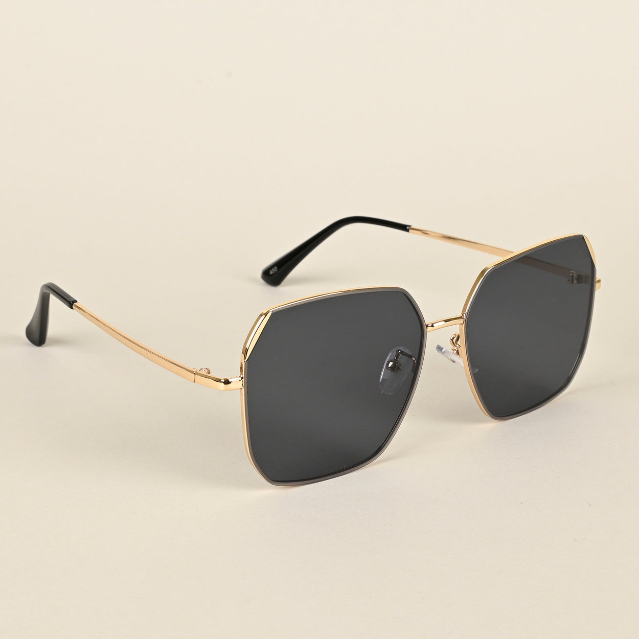 Voyage Black Square Sunglasses for Men & Women (450MG4337)