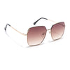 Square Brown Sunglasses - MG4338