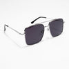 Ebon | Aviator Sunglasses (Black Lens | Silver Frame - MG5179)