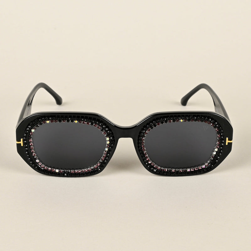 Black Oval Sunglasses - MG4370