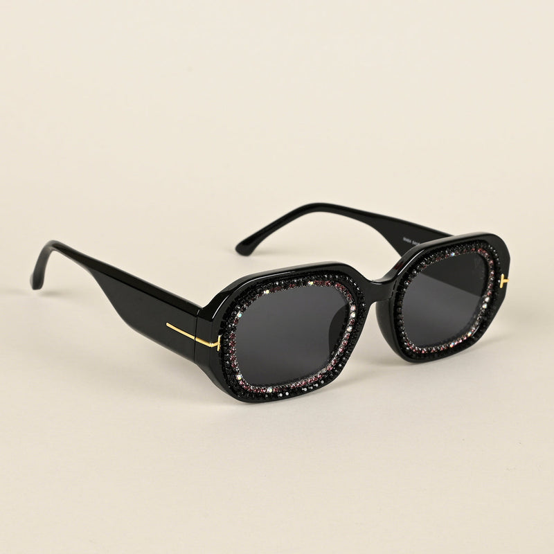 Black Oval Sunglasses - MG4370