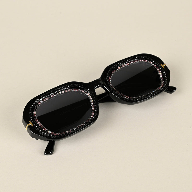 Black Oval Sunglasses - MG4370