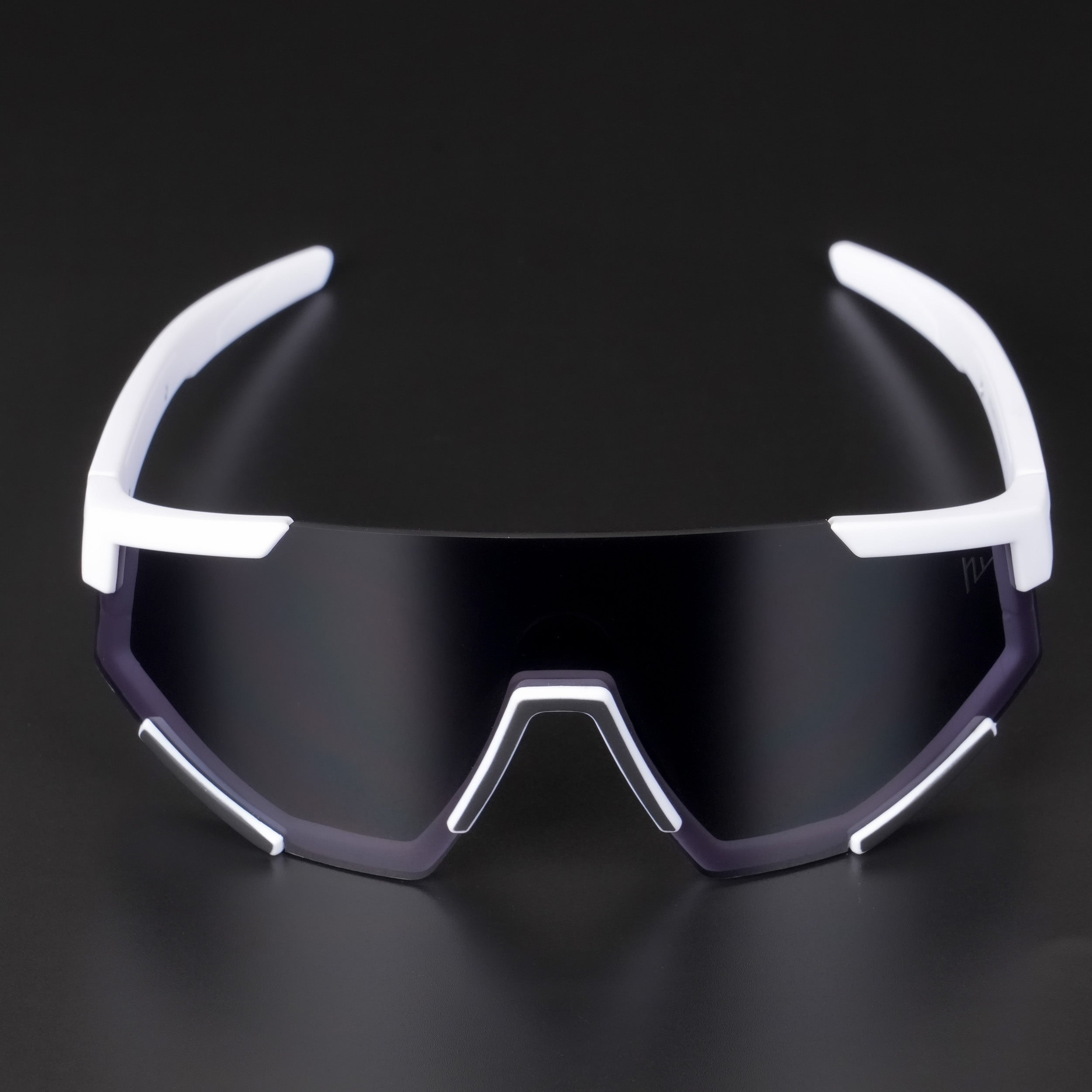 Voyage Drift Sunglasses for Men & Women (Black Lens | White Frame - MG5217)
