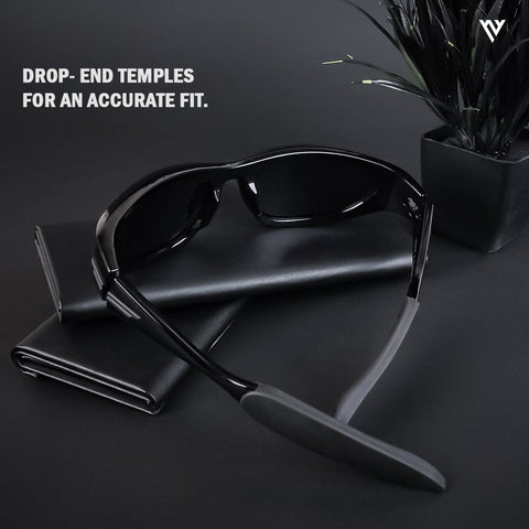 Echelon | Black Polarized Sunglasses - PMG4020