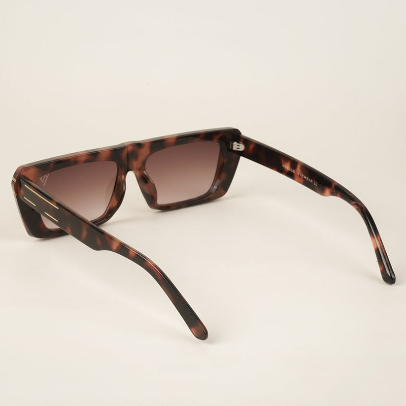 Rectangle Brown Sunglasses - MG4158
