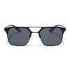 Commander | Black Wayfarer Polarized Sunglasses | Black Lens - PMG6678