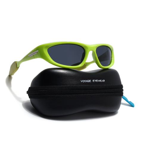 Echelon | Black Polarized Wrap Around Sunglasses - PMG4019