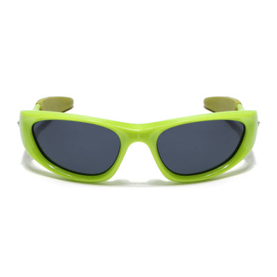 Echelon | Black Polarized Wrap Around Sunglasses - PMG4019