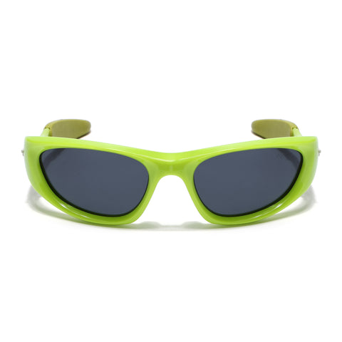 Echelon | Black Polarized Wrap Around Sunglasses - PMG4019