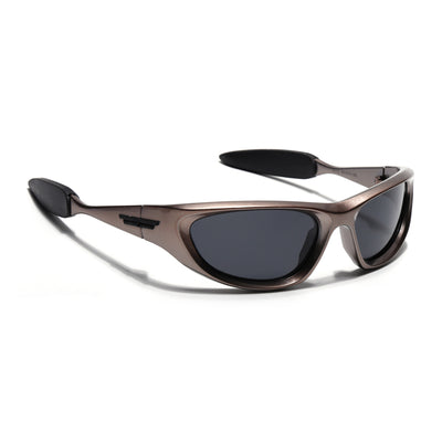 Echelon | Copper & Black Polarized Wrap Around Sunglasses - PMG4021