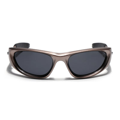 Echelon | Copper & Black Polarized Wrap Around Sunglasses - PMG4021