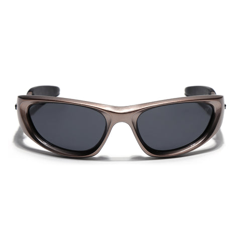 Echelon | Copper & Black Polarized Wrap Around Sunglasses - PMG4021