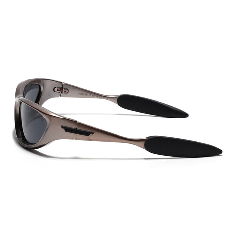 Echelon | Copper & Black Polarized Wrap Around Sunglasses - PMG4021