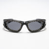 Flash | Black Wrap-Around Polarized Sunglasses - PMG4364