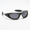 Flash | Black Wrap-Around Polarized Sunglasses - PMG4364