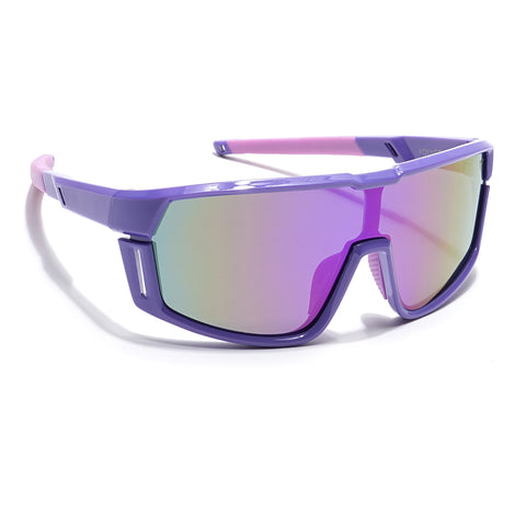 Drift Sunglasses for Kids -6 yrs To 12 yrs (Multicolor Lens | Purple Frame - PMG6065)